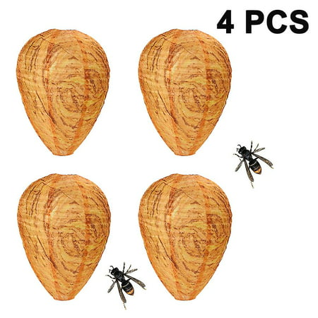 4pcs Waterproof Wasp Nest Decoys Hanging Hornet Deterrent Fake Cloth Wasp  Nest Non-Toxic Decoy Decoy for Home and Garden Outdoors | Walmart Canada