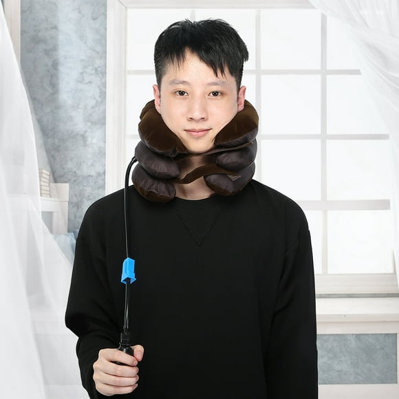 Inflatable Pillow,Portable Thicken Air Inflatable Neck Pillow Cervical Vertebra Pillow State-of-the-Art Design