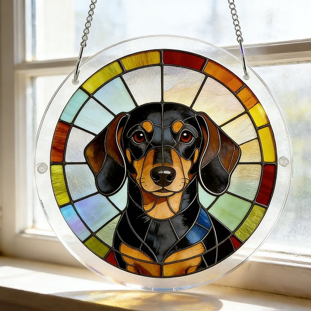 Acrylic Puzzle Colored Window Decoration