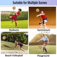 thumbnail image 5 of Cinturón de entrenamiento de fútbol (balón de fútbol no incluido), bolsillos de malla de colores aleatorios, cinturón ajustable para niños como ayuda para el entrenamiento de control de práctica, 5 of 5