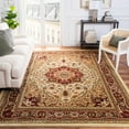 thumbnail image 2 of SAFAVIEH Lyndhurst Miranda Floral Area Rug, Ivory/Red, 12' x 12' Square, 2 of 6