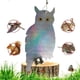 thumbnail image 5 of Reflectante Señuelo Y Repelente De Pájaros Espantapájaros Disuasorio De Campanas, 5 of 9