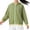 Green, variant on Girls' Summer Sun Protection Jacket, Lightweight Color Block Breathable Ice Silk Soft Stretch Outerwear Green Size 13-14 T