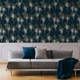 thumbnail image 2 of Wisteria Navy Wallpaper, 2 of 4