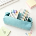 thumbnail image 6 of Lksixu Corduroy Pencil Pouch, Large Capacity Solid Color Pencil Case with Zipper, Aesthetic Stationery Organizer, Lightweight & Spacious Pencil Bag, Portable Travel Cosmetic Makeup Bag, 6 of 7