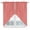 Coral Red, variant on Pure Coral Red Kitchen Window Curtains, Swag Curtains Valance for Bedroom Living Room Bathroom, Simple Solid Color Rod Pocket Window Treatment Curtain Block Drapes 2 Panels 36"x45"