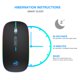 thumbnail image 3 of HXSJ M103FG 1600DPI Bluetooth-Compatible 5.1 + 2.4G Conjunto de mouse inalámbrico (Dual), 3 of 9