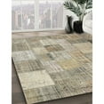thumbnail image 2 of Ahgly Company Indoor Rectangle Contemporary Khaki Green Patchwork Area Rugs, 3' x 5', 2 of 6