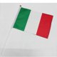 thumbnail image 2 of 50pcs Small Italian Hand Waving Flags 14x21cm with Plastic Flagpoles, 2 of 4