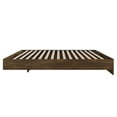 thumbnail image 5 of Nexera Full Size Platform Wood Bed Frame, Truffle, 5 of 6