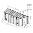 thumbnail image 2 of Palram - Canopia Oriana Light Deprivation Greenhouse, 8' x 20' x 9' White Opaque, 2 of 4