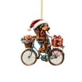thumbnail image 3 of Colgante 2D De Acrílico Con Forma De Árbol De Navidad Colgante Retrovisor Accesorio Bonito Para Mochila, 3 of 6