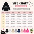 thumbnail image 4 of LRen Hoodies for Girls 10-12 Cute Graphic Print Oversized Long Sleeve Hooded Sweatshirt Youth Preppy Trendy Pullover Fall Winter Clothes 2-14 Years, 4 of 6