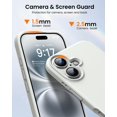 thumbnail image 3 of KOMI Designed for iPhone 16 Case,Shockproof Liquid Silicone Protective Phone Case with Soft Anti-Scratch Microfiber Lining Ultra Slim Drop Protection Phone Cover 6.1 inch Antique White, 3 of 6