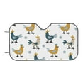 thumbnail image 6 of Lsque Farm Roosters Car Windshield Sun Shade | Accordion Folding Style Auto Shade for Car Truck SUV Van | Blocks UV Rays Sun Visor Protector | Small, 6 of 7