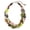 Olive, variant on Boho Chunky Beaded 2 Layer Statement Necklace, 18" Adjustable Bead Necklace Collar Necklace for Women Daily Party Jewelry (NK-10384-Olive)