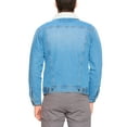 thumbnail image 4 of Red Label Men’s Classic Sherpa Lined Cotton Denim Jean Button Up Trucker Jacket (Medium Blue, M), 4 of 4