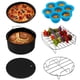 thumbnail image 1 of COSORI Accesorios XL, juego de 6 unidades, apto para todas las freidoras de aire de 5.8 cuartos, sin BPA, apto para lavavajillas, revestimiento antiadherente, C158-6AC, negro, 1 of 5