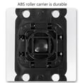 thumbnail image 4 of 4 Poleas Universales Autoadhesivas Acero Inoxidable (negro), 4 of 9
