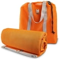 thumbnail image 1 of Alfombrilla de camping CGEAR reversible sin arena, color naranja, 244 x 61 cm, 1 of 8