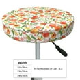 thumbnail image 4 of Gukieu Fruits Peach2 Print Round Chair Cover, Dust-proof and Non-slip Bar Chair Protective Cover, Suitable for Bars, Restaurants, Offices-12 inch, 4 of 7
