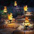 thumbnail image 4 of Solar Garden Lawn Light Resin Squirrel Ground Light B, 4 of 5