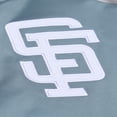 thumbnail image 3 of Men's Mitchell & Ness  Gray San Francisco Giants Thunderstorm Head Coach Lightweight Satin Full-Snap Jacket, 3 of 7