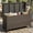 Brown, variant on 185 Gallon Outdoor Storage Box with Wheels - Large Wicker Rattan Deck Box for Patio Cushions, Garden Tools, Pool Floats & Pillows, All-Weather Patio Furniture Storage, Brown