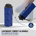 thumbnail image 2 of POPDIGITO 2pcs Collapsible Water Bottles Leakproof Lid –Food-Grade BPA-Free Silicone Travel Bottles –Foldable Water Bottle 610ml for Travel Gym,Hiking,Sports,Camping,Biking School Portable Reusable, 2 of 7
