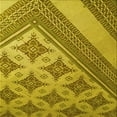 thumbnail image 1 of Ahgly Company Machine Washable Indoor Square Transitional Dark Yellow Green Area Rugs, 4' Square, 1 of 7