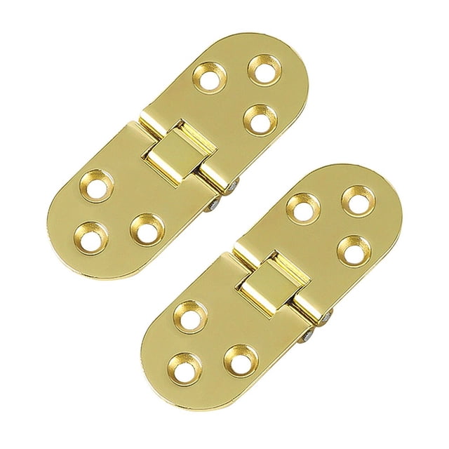 2x 78mm Folding Table Hinges Self Supporting Flush Mounted for Cabinet Furniture