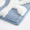 thumbnail image 4 of Mainstays 2 Piece Floral Bath Rug Set, Blue, 17" x 24" & 20" x 30", 4 of 6