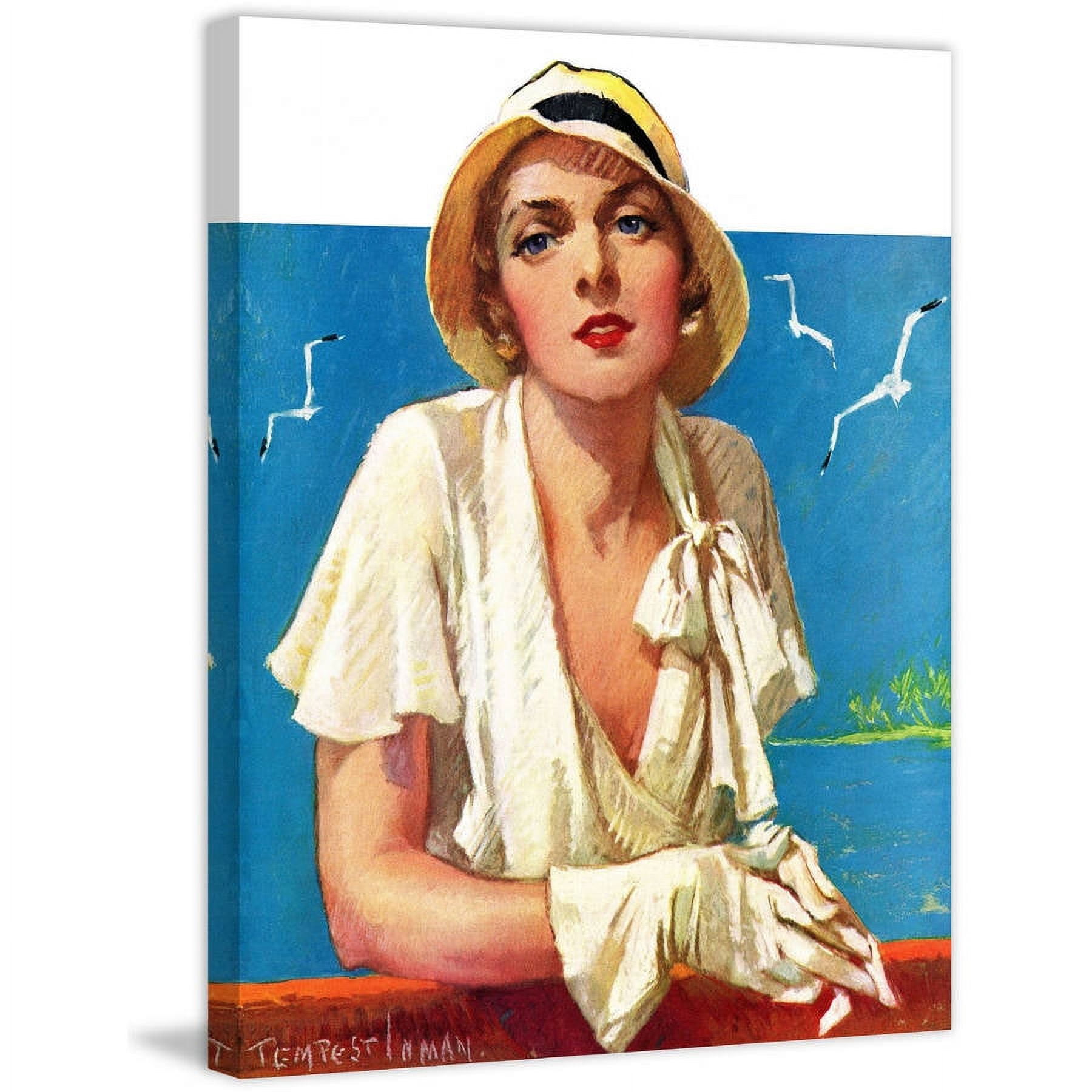 Marmont Hill - "Enjoying the View" Painting Print on Wrapped Canvas