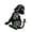 Turn back dog, variant on 1/2Pcs Silhouettes Dog Decorative Garden Stakes Outdoor Statues Hollow Black Dog Silhouettes Stake for Yard Decors Ornaments