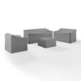 thumbnail image 2 of Crosley 4 Piece Patio Sofa Cover Set in Gray, 2 of 5