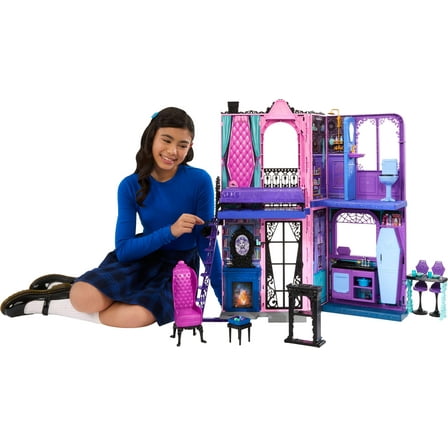 Monster High Boo-tique Hotel Doll House with Spooky Surprises in Every Room and 13  Accessories