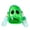 Green, variant on Halloween Crossbody Bags, Clear Ghost Messenger Purse, Couple Style Transparent Shoulder Bag for Party Daily Use