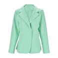 thumbnail image 5 of EHQJNJ Women Suit Jacket Long Jackets for Women Fashion Dressy Over Dress Women's Solid Color Minimalist Long Sleeve Jacket Fall Fashion, 5 of 7
