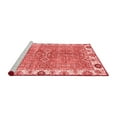 thumbnail image 2 of Ahgly Company Machine Washable Indoor Square Oriental Red Traditional Area Rugs, 6' Square, 2 of 4
