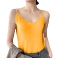thumbnail image 2 of Camisole Tank Tops for Women Sleeveless V Neck Ribbed Knit Vest Top 2026 Summer Fashion Clothing Yellow 2XL, 2 of 9