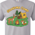 thumbnail image 3 of Inktastic Grandma Camp with Camping Animals T-Shirt, 3 of 4