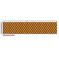 thumbnail image 3 of Ambesonne Burnt Orange Fabric by the Yard Upholstery, Retro Nested Hexagons, 1 Yard, Chocolate and Multicolor, 3 of 5