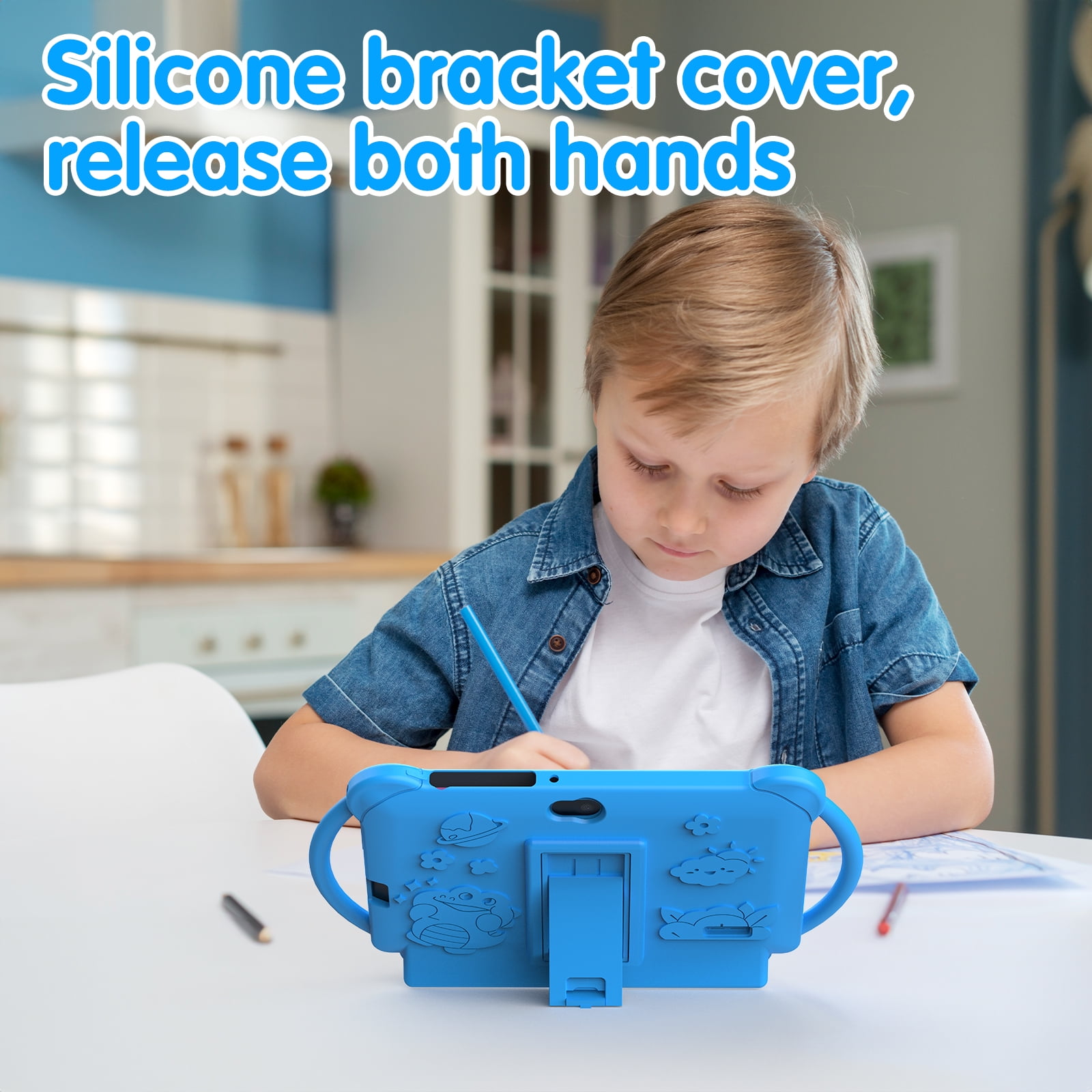 Kids Tablet 7 inch Toddler Tablet Android Tablet for Kids 4GB RAM 32GB ROM