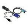 Avocent Virtual Media Server Interface Module - Rj-45 Female To 15-pin D-sub (hd-15) Male, 4-pin Type A Male Usb, 2 X 6-pin Mini-din Male