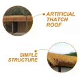 thumbnail image 2 of Decorative Thatched Fake Straw Roof Imitation Thatch Fake Straw Roof Fake Thatch Synthetic Palm Fake Straw Roofing for Decorate, 2 of 5