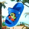 thumbnail image 4 of Toddler Boys Girls Sandals - Kids Water Sandals Slides, Lightweight EVA Quick Dry Waterproof Beach Pool Summer Shoes With Dinosaur Pattern, 4 of 6