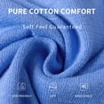 thumbnail image 6 of QUALFORT Women’s 100% Cotton Lightweight Button-Front Cardigan Sweater，crew neck Long Sleeve Knit, 6 of 7