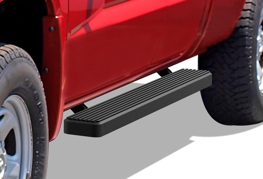 APS iBoard Running Boards 5 inches Matte Black Compatible with Dodge