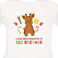 thumbnail image 4 of Inktastic Promoted to Big Brother Boys Long Sleeve Baby Bodysuit, 4 of 5