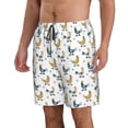 thumbnail image 2 of Balery Farm Roosters Traje de Baño Estilo Hawaiano para Hombre, Shorts de Secado Rápido con Bolsillos-X-Large, 2 of 6